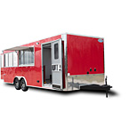Concession Trailer with Serving Window & Porch 