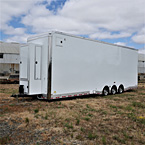 34’ custom stacker trailer exterior view